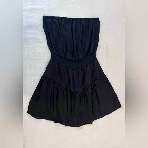 Naked Zebra Straplesss Tiered Mini Dress - Picture 2 of 4